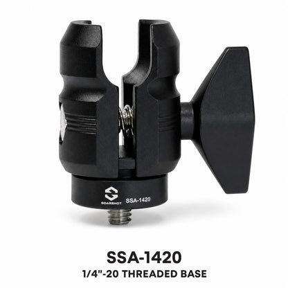 1-Inch Ball Handlebar Clamp Mount with Single Socket Arm