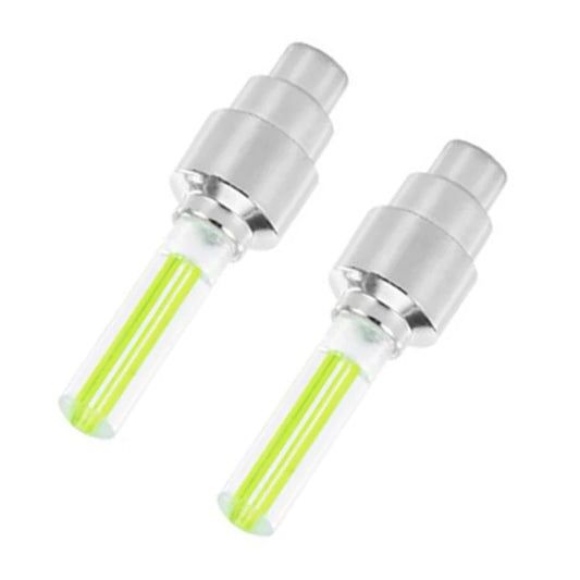 Motion-Activated LED Tire Valve Caps – Neon Flash Waterproof Universal Wheel Lights (2pcs)