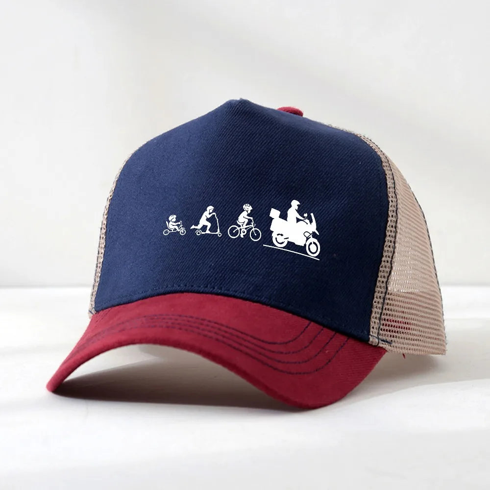Adventure Enduro Motorcycle Baseball Cap — Cotton, Adjustable, 5 Colors