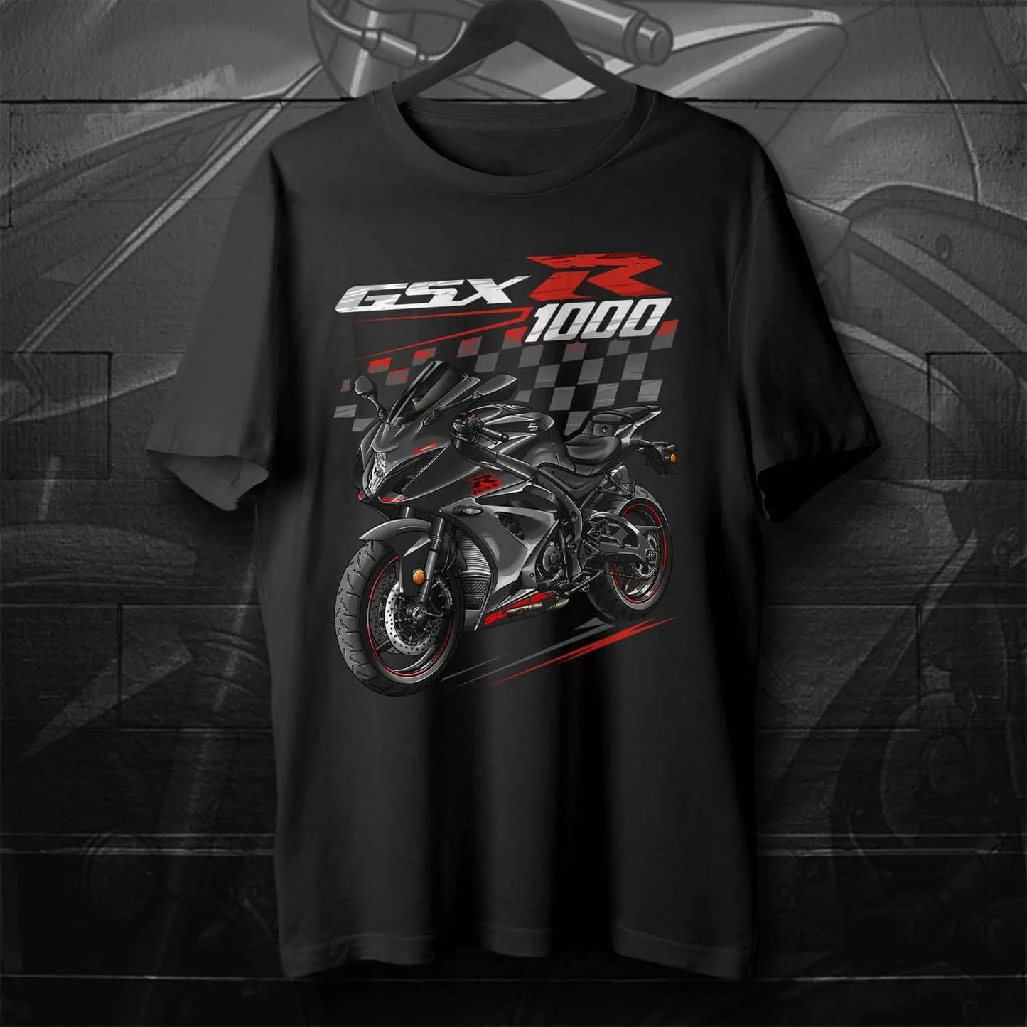 Motorcycle Graphic T-Shirt – 100% Cotton Short Sleeve Tee