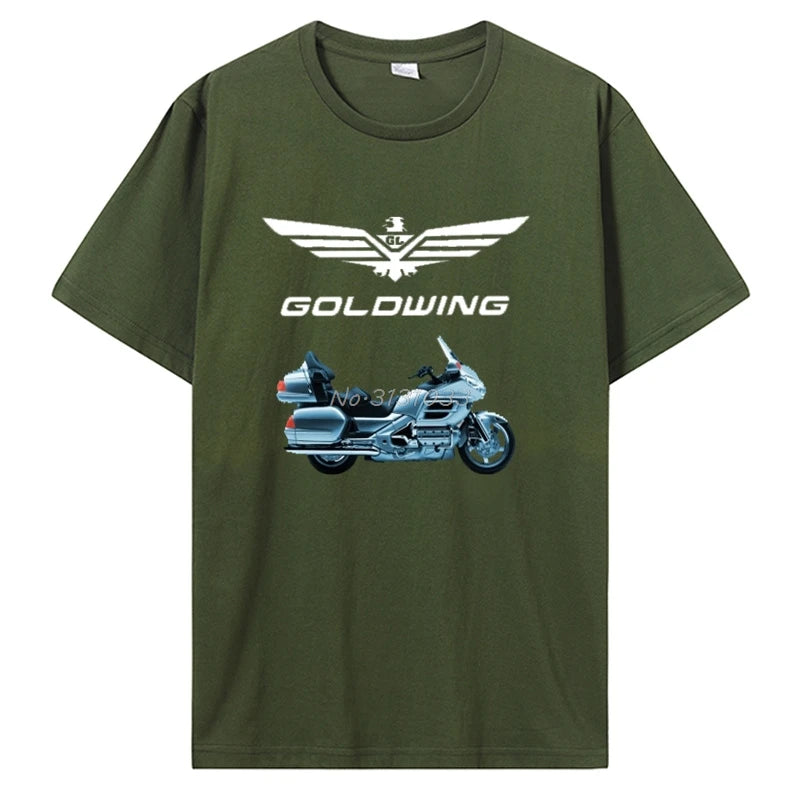 Motorcycle Graphic T-Shirt – Cotton Casual Rider Tee