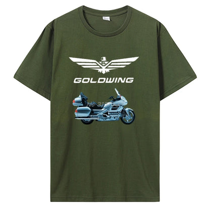 Motorcycle Graphic T-Shirt – Cotton Casual Rider Tee