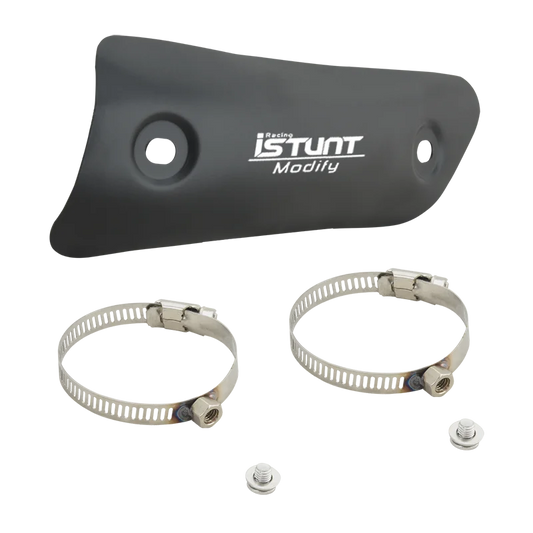 Universal Exhaust Muffler Heat Shield Cover – Carbon Fiber Style