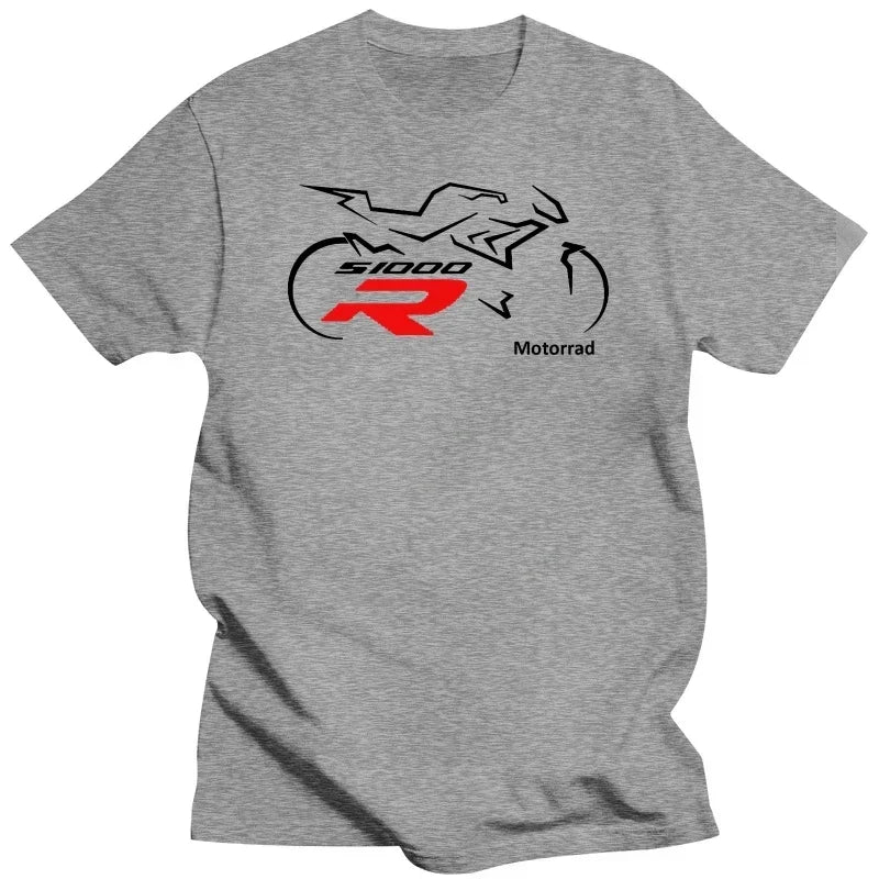Motorcycle Graphic T-Shirt for Men – 100% Cotton Moto Tee