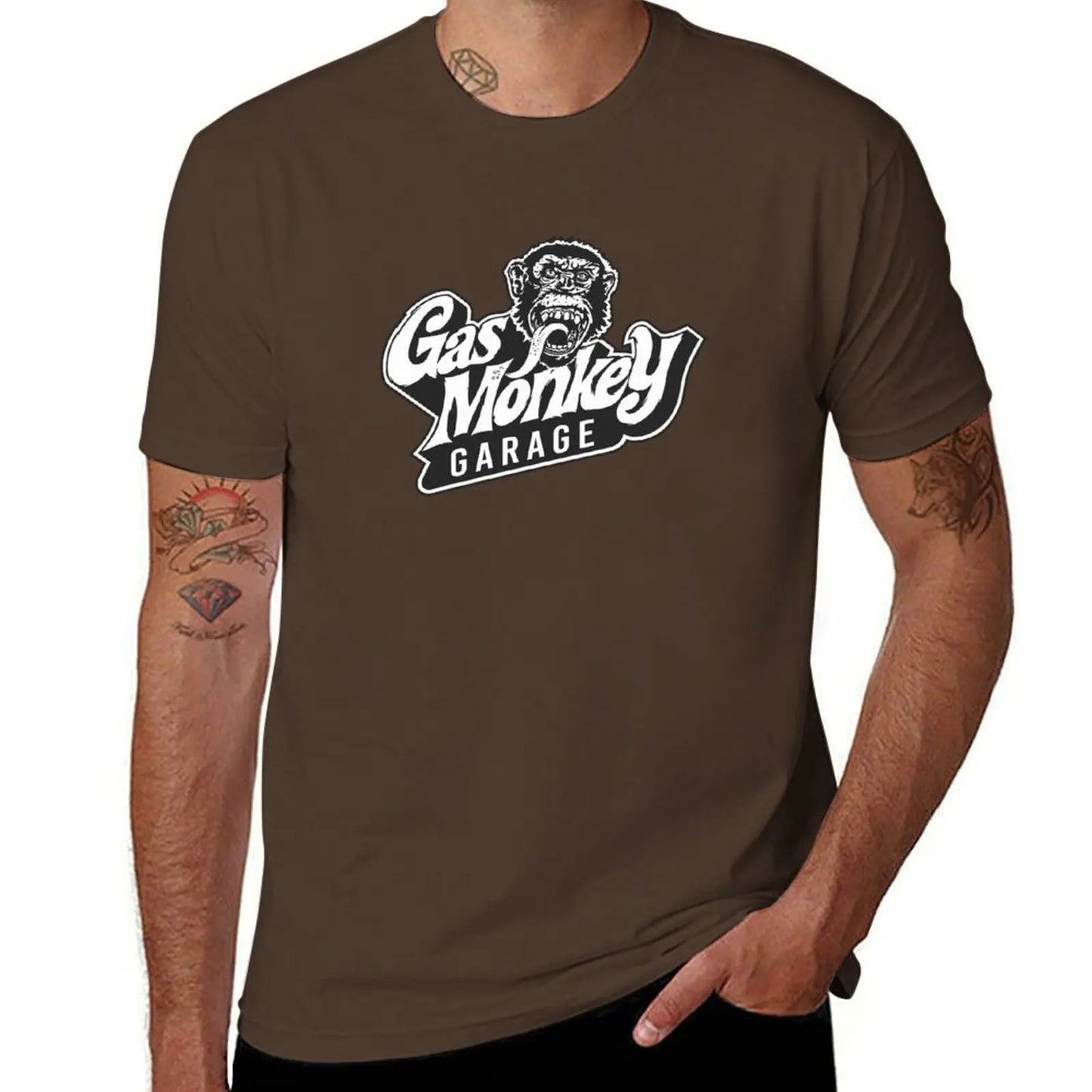 Garage Monkey Graphic T-Shirt – 100% Cotton Unisex Tee | 11 Colors