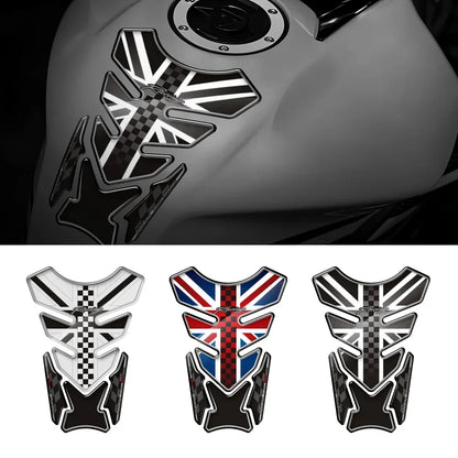 3D Motorcycle Fuel Tank Pad Protector Sticker – Epoxy Resin, Waterproof