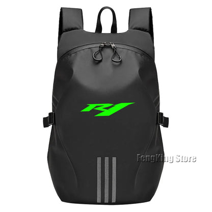 Motorcycle Helmet Backpack – Waterproof Large Capacity Rider Travel Bag