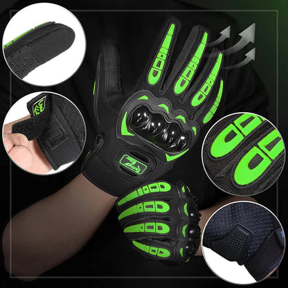 Waterproof Motorcycle Gloves – Touchscreen Full-Finger Protection