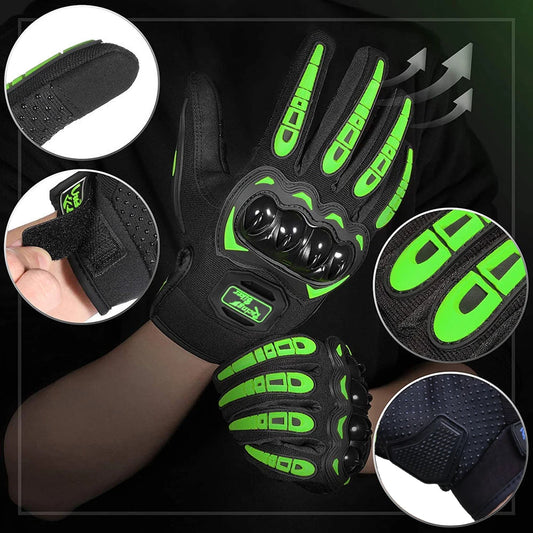 Waterproof Motorcycle Gloves – Touchscreen Full-Finger Protection
