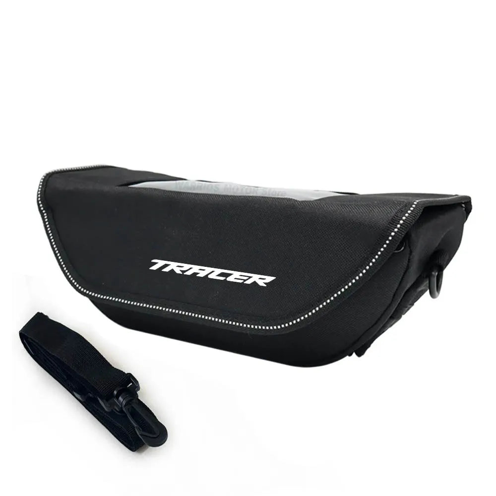 Sport Tourer Waterproof Handlebar Bag – Phone & Travel Storage with Cable Port