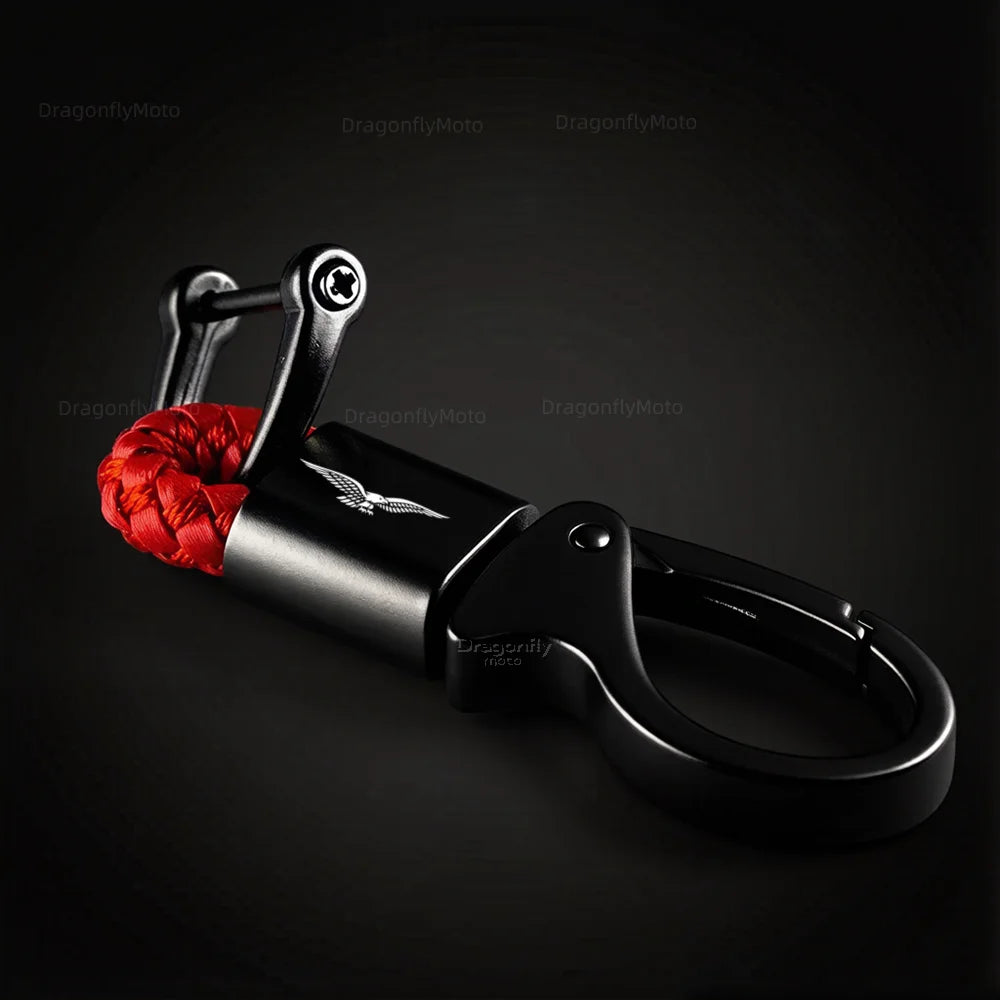 Motorcycle Zinc Alloy Keychain – Metal Key Ring Holder for Riders