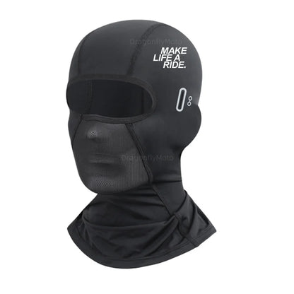 Motorcycle Balaclava – UV Protection Summer Breathable Face Mask with Glasses Hole