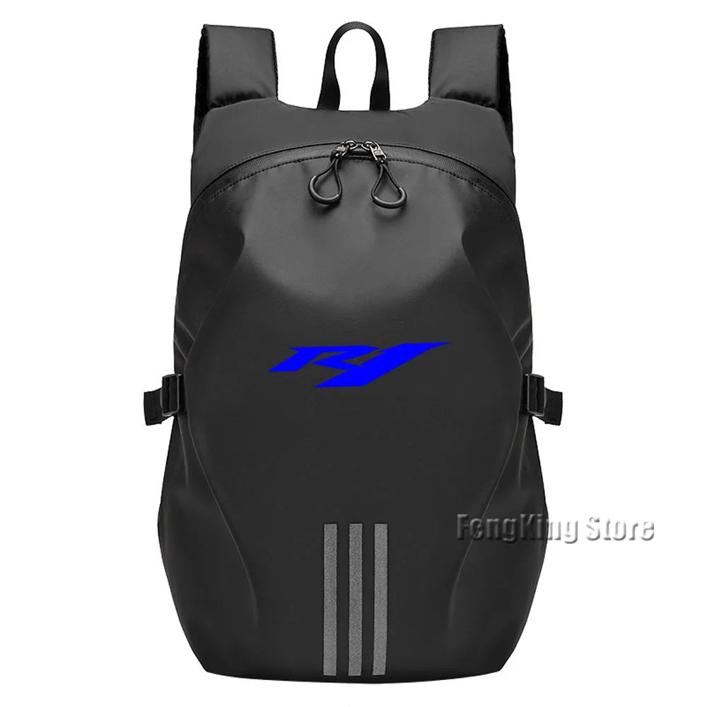 Motorcycle Helmet Backpack – Waterproof Large Capacity Rider Travel Bag