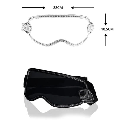 Retro Motorcycle Helmet Goggles – Bubble Lens All-Season