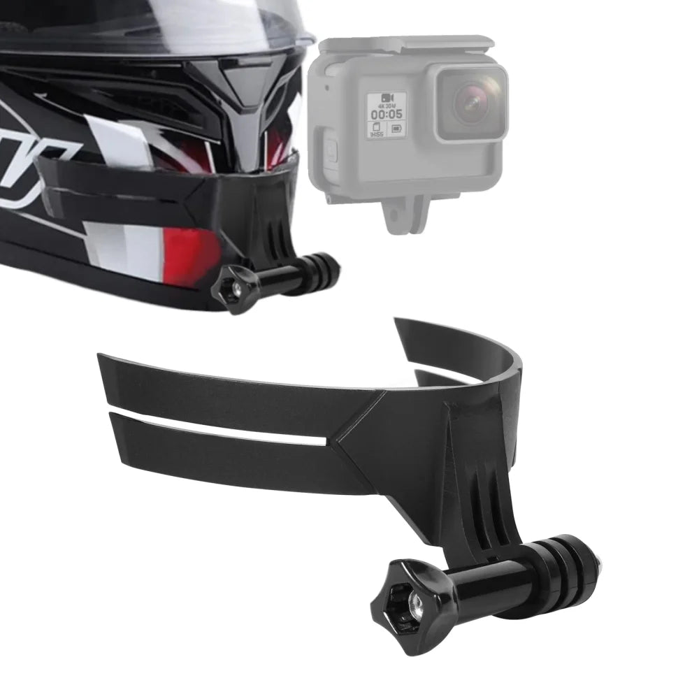 Motorcycle Helmet Chin Mount with Adhesive Sticker – Universal Action Camera Holder