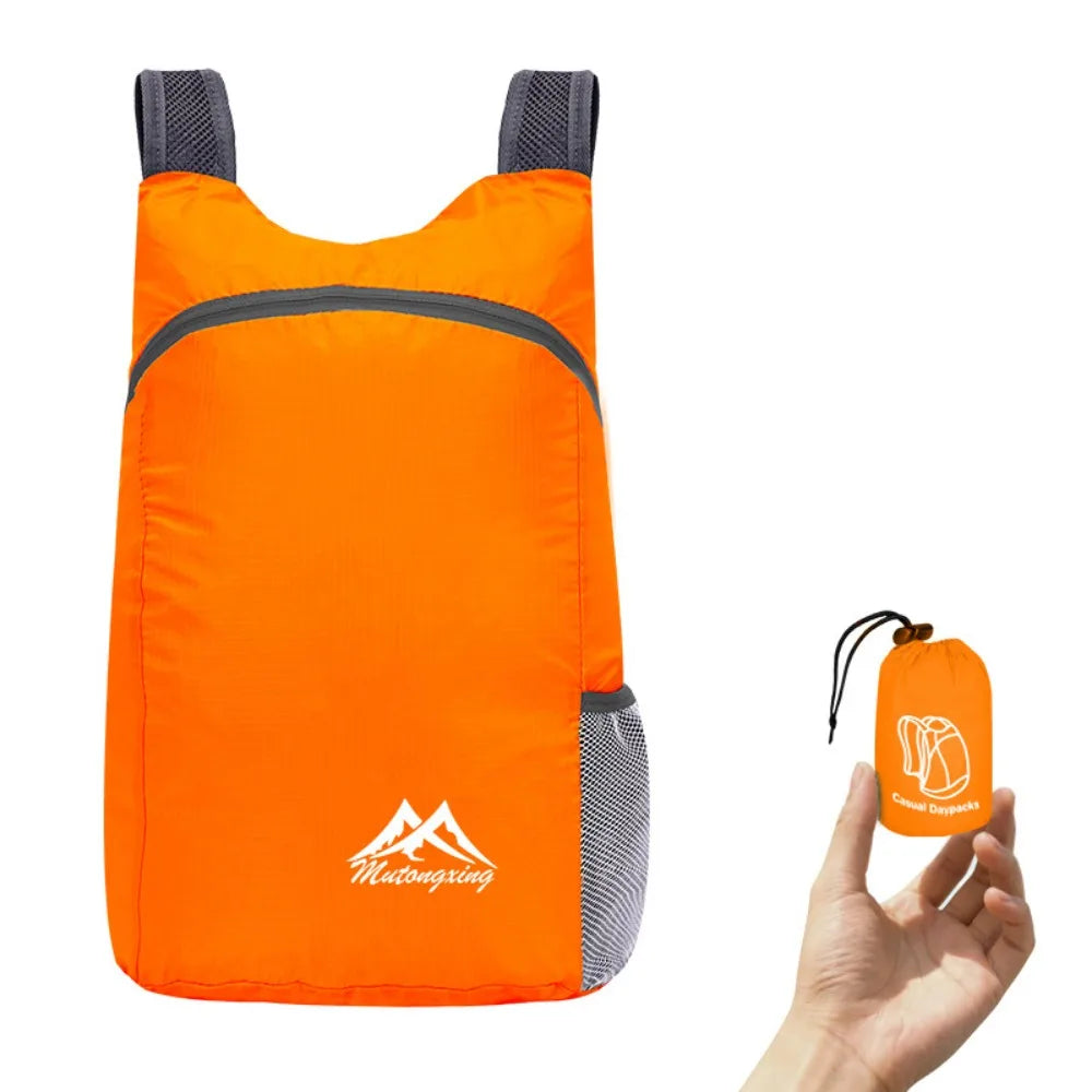 กระเป๋าเป้พับได้ขนาด 20L – กระเป๋าเดย์แพ็กกันน้ำ น้ำหนักเบาพิเศษ