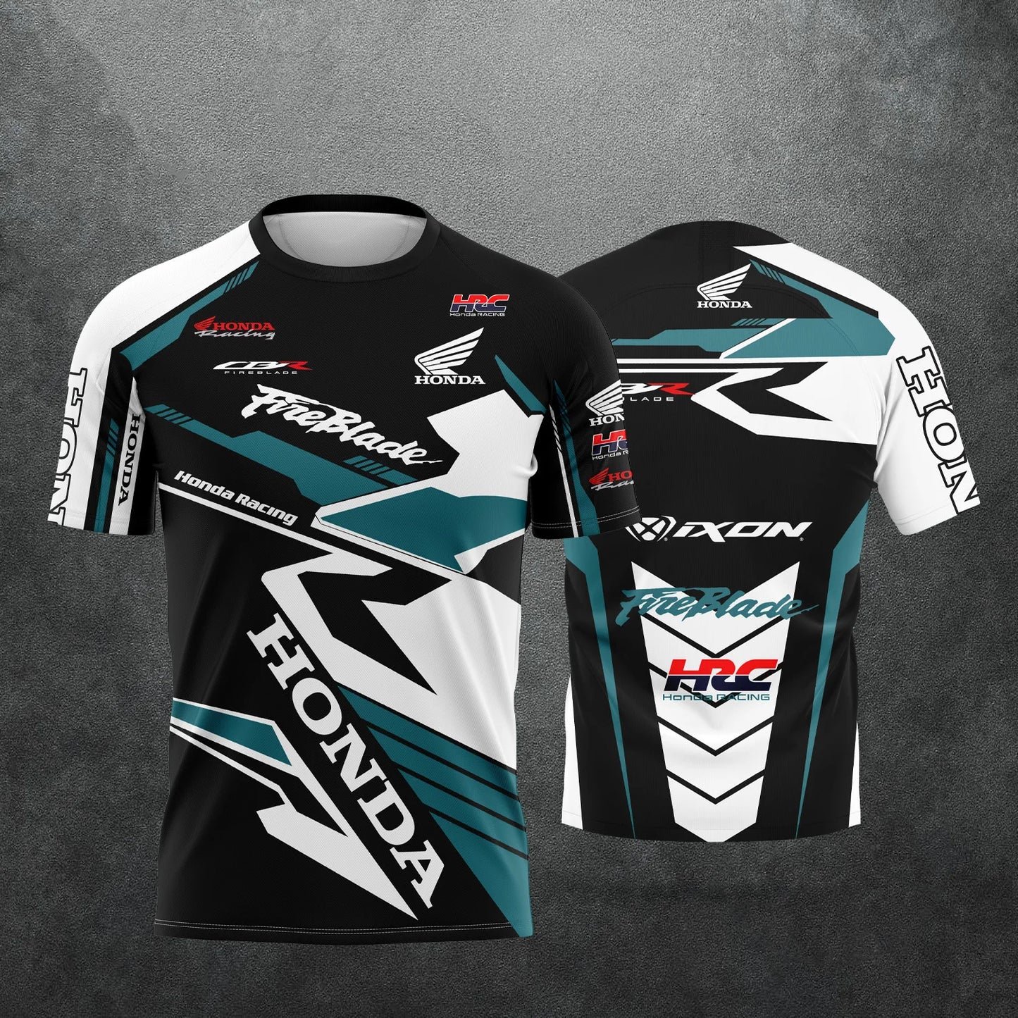 Racing Team Motorcycle Riding T-Shirt – Quick-Dry Breathable