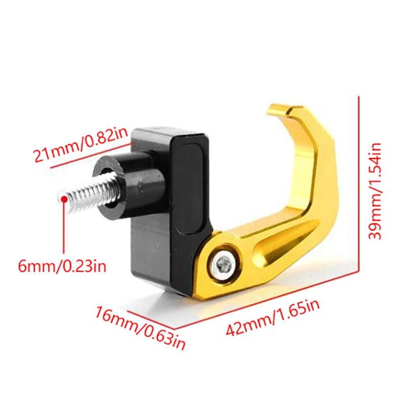 Motorcycle Handlebar Hook – Foldable Aluminum Alloy Eagle Claw Design