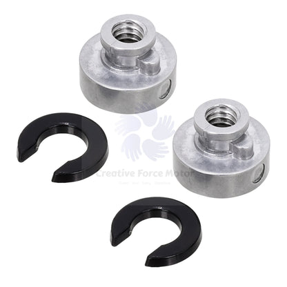 Skull CNC Rear Fender Seat Bolt Nut Kit – 1/4"-20 Seat Mount Tool-Free