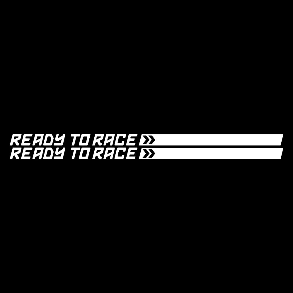 Ready to Race Motorcycle Decal Sticker – 22cm | 4 Colors