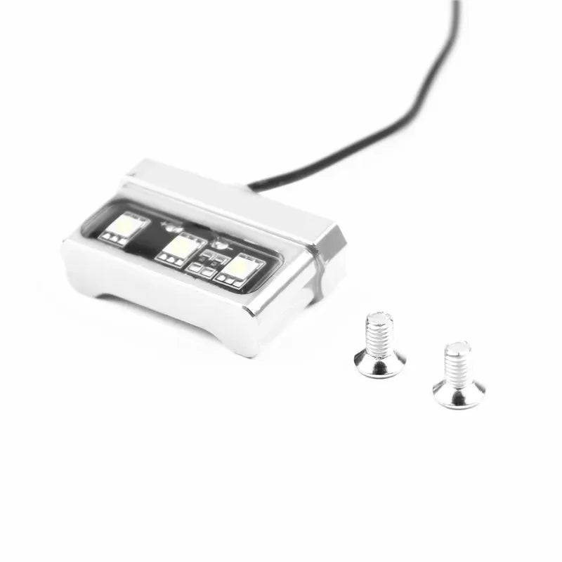 Universal LED Motorcycle License Plate Light – Waterproof Aluminum Lamp