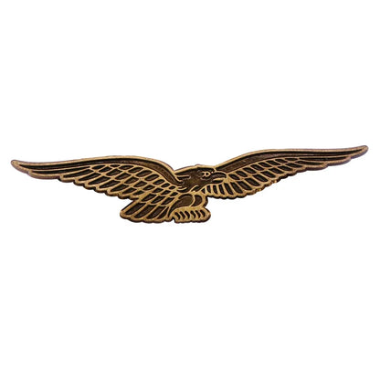 Vintage Motorcycle Club Brooch Pin — Heavy Metal Badge