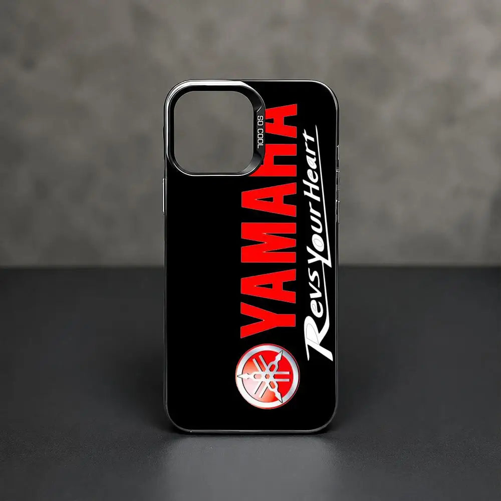 Motorcycle Graphic iPhone Case – Shockproof PC + TPU Cover