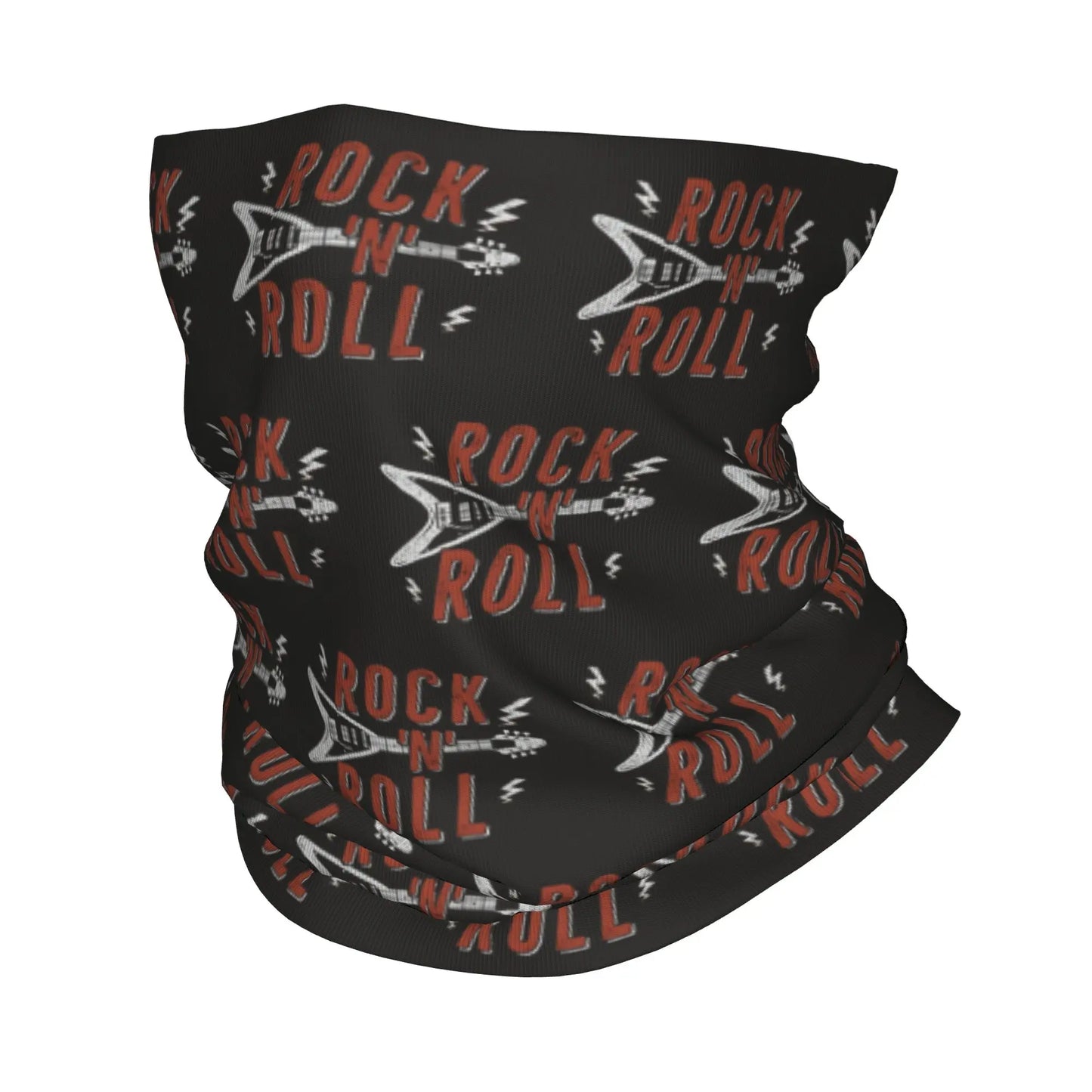 Rock & Skull Graphic Tube Bandana Neck Gaiter – Unisex Face Cover & Balaclava | 24 Designs