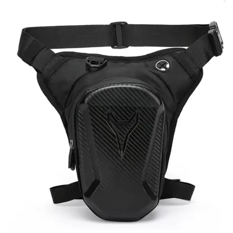 Bolsa impermeable de pierna – Riñonera de muslo cruzada para motocicleta y motocross, unisex
