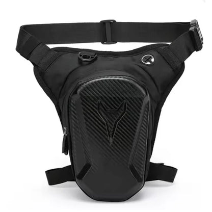 Bolsa impermeable de pierna – Riñonera de muslo cruzada para motocicleta y motocross, unisex