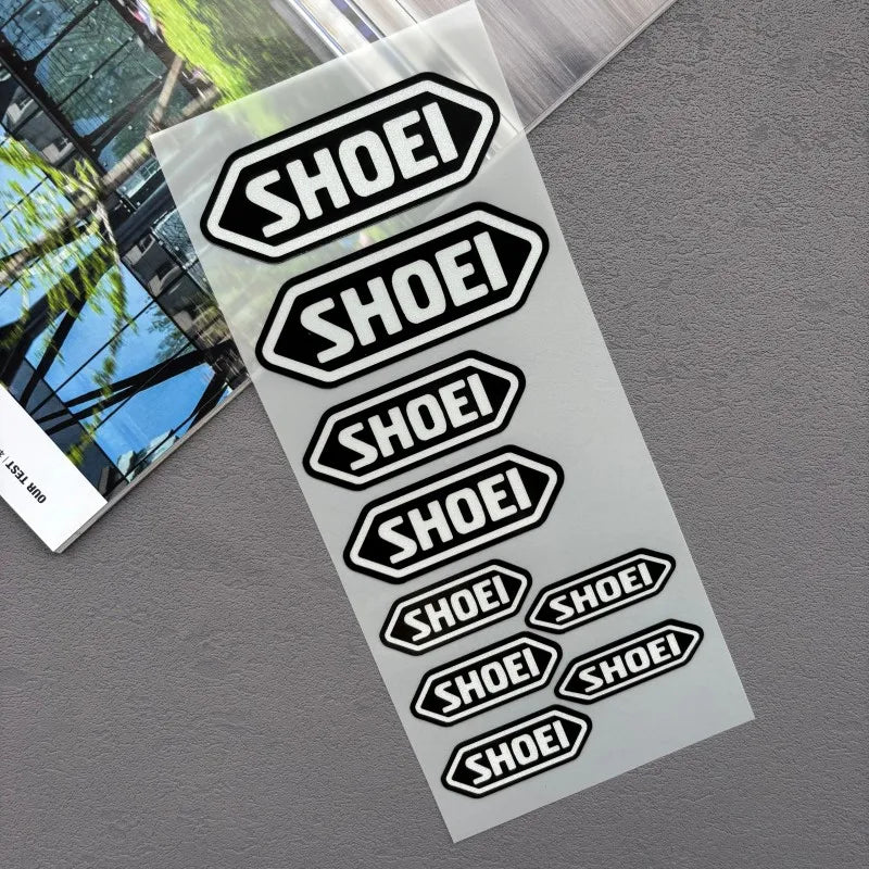 Reflective Motorcycle Helmet Sticker Set – Waterproof PVC Decal