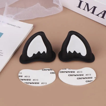 Adhesive Motorcycle Helmet Cat Ears