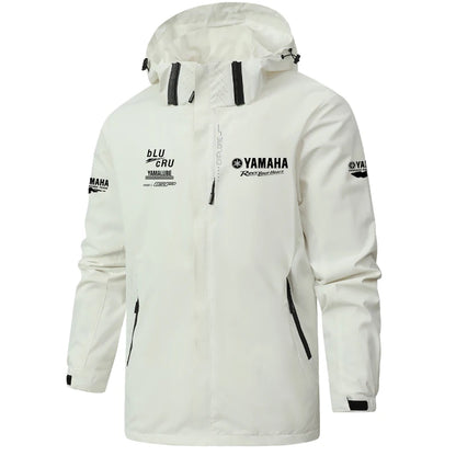 Windproof Waterproof Outdoor Riding Jacket – Detachable Hood, 4-Season