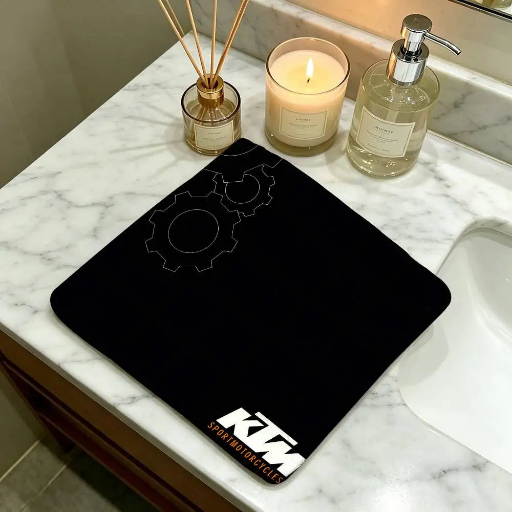 Serviette à main suspendue à motif moto – Tissu absorbant pour la cuisine et la salle de bains