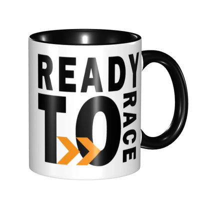 Racing Motorcycle Ceramic Coffee Mug – Biker Gift 330ml