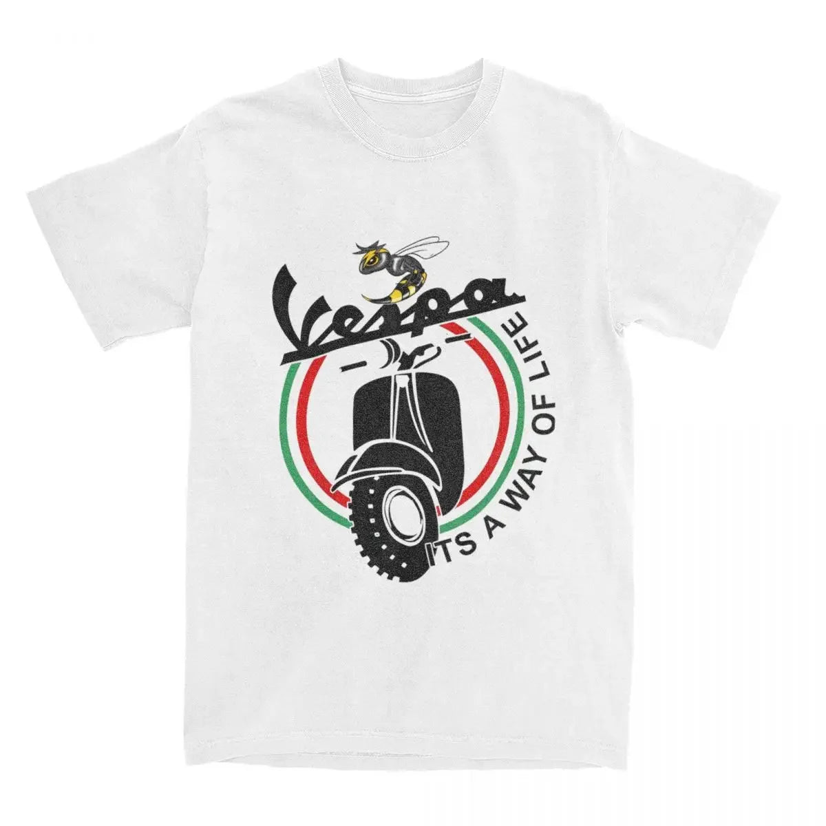 Men's Motorcycle Graphic T-Shirt – 100% Cotton S–5XL