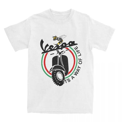Men's Motorcycle Graphic T-Shirt – 100% Cotton S–5XL