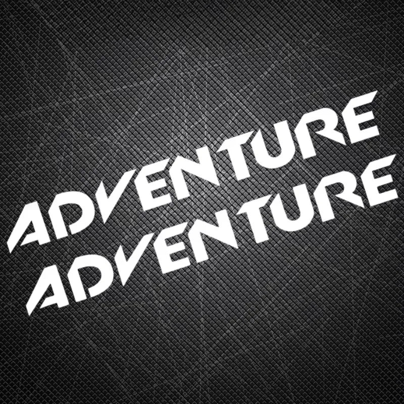 Adventure Waterproof Vinyl Decals – 20 cm