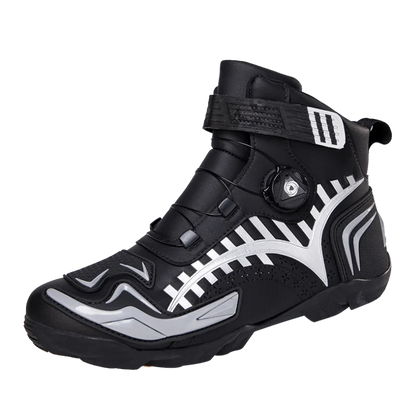 Men's Motorcycle Racing Boots – Mid-Calf Off-Road Riding Shoes