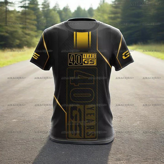 Men’s Motorsport Anniversary Riding T-Shirt – Quick-Dry Jersey