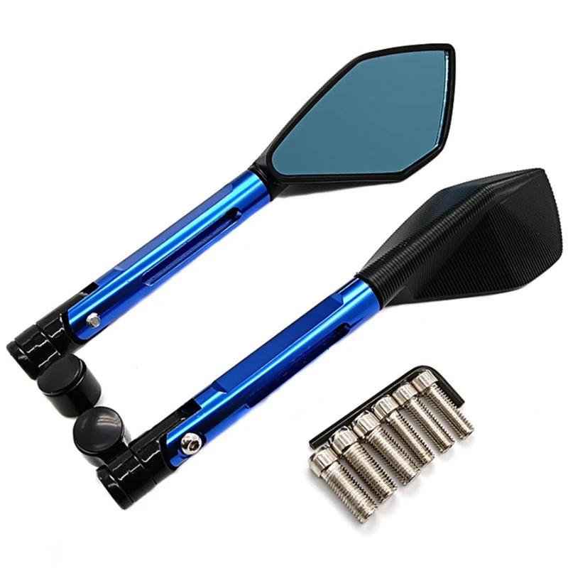 CNC Aluminum Motorcycle Rearview Mirrors – 8mm & 10mm Universal Fit