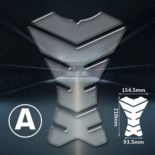 Transparent Resin Tank Pad Protector – Universal Motorcycle Fit