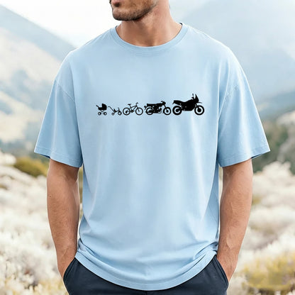 Motorcycle Motocross Graphic T-Shirt – Retro Short Sleeve Tee
