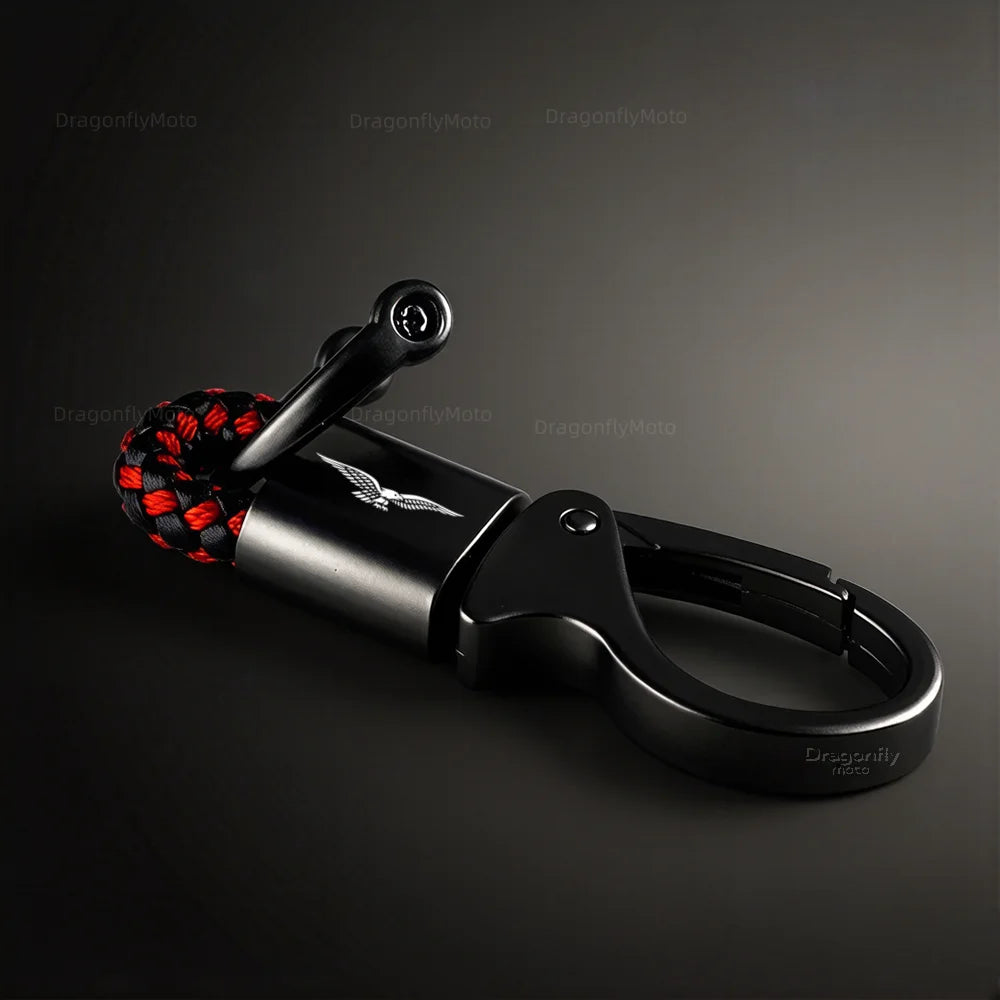 Motorcycle Zinc Alloy Keychain – Metal Key Ring Holder for Riders