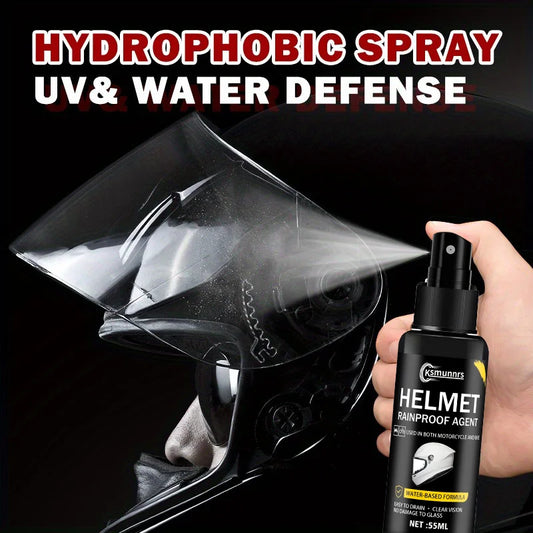 Motorcycle Helmet Nano-Coating Spray Anti-Fog Rain Repellent 55ml