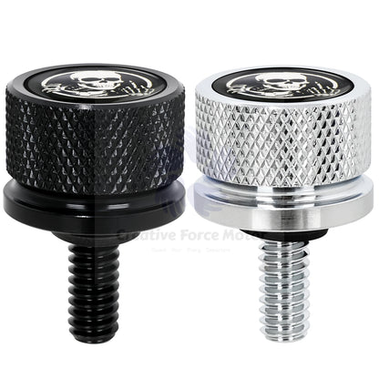 Skull CNC Rear Fender Seat Bolt Nut Kit – 1/4"-20 Seat Mount Tool-Free
