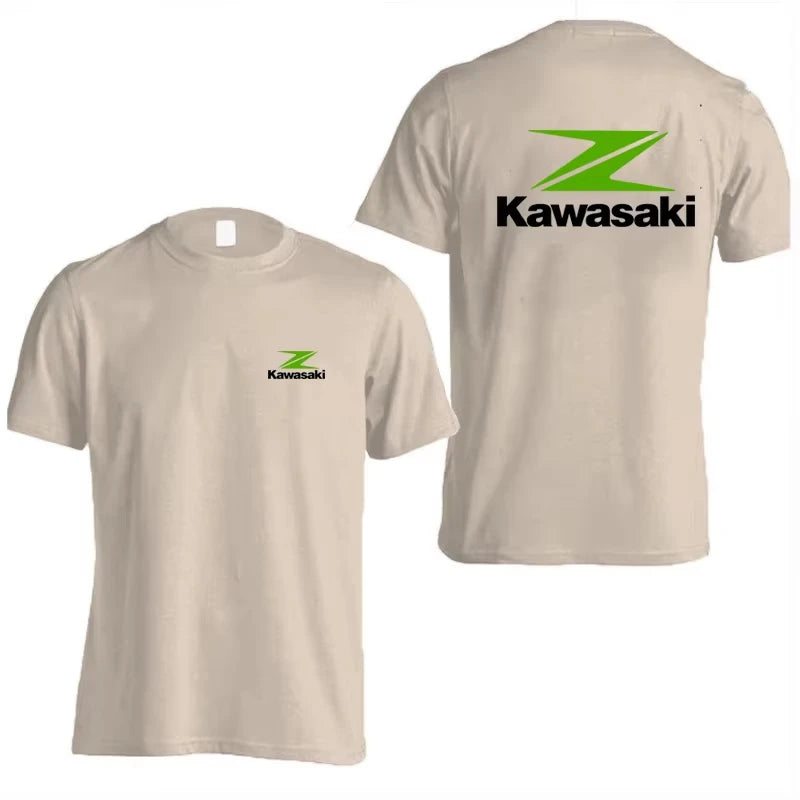 Motorcycle Logo Cotton T-Shirt – Unisex Street Casual Tee