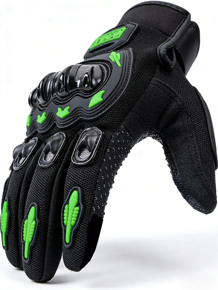 Breathable Full Finger Motorcycle Gloves – Racing Dirt Bike Riding Gloves