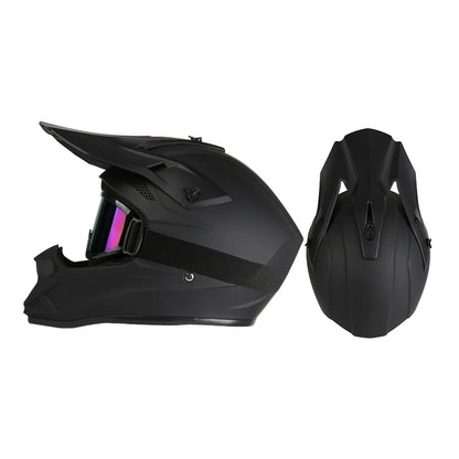 Off-Road Motorcycle Helmet with Goggles – Full Face Motocross