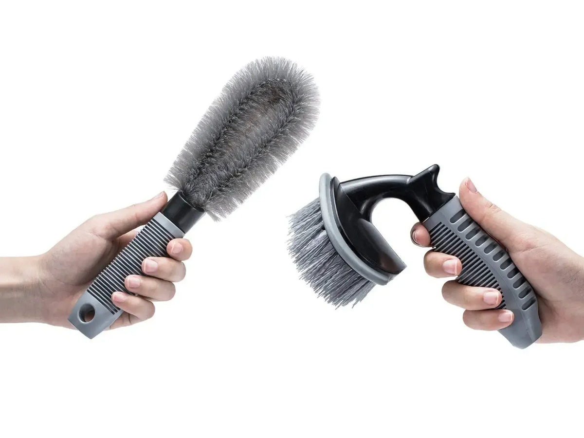 Tire & Rim Cleaning Brush Set – Auto Detailing Tool for Car, Truck & Motorcycle